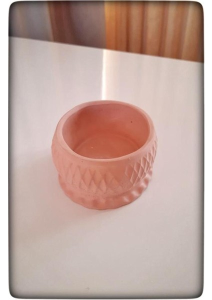 El Yapımı Kahverengi Dekoratif Beton Makyaj ve Takı Organizeri modelleri