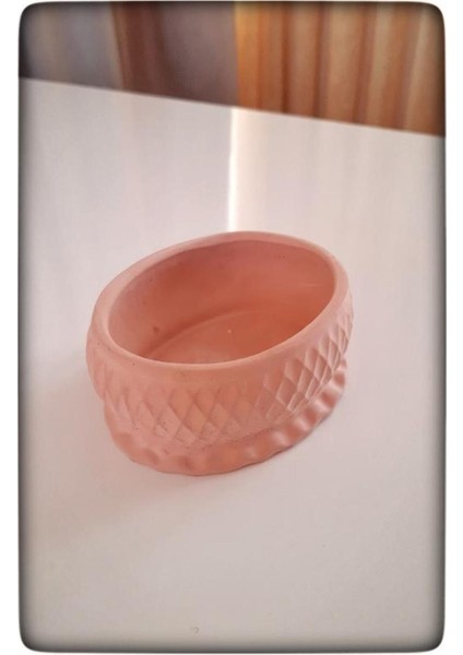 El Yapımı Kahverengi Dekoratif Beton Makyaj ve Takı Organizeri fırsatları