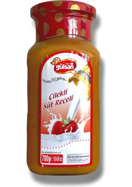 Çilekli Süt Reçeli 700 Gr.