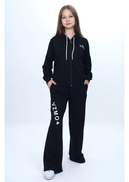 Kız Çocuk %100 Pamuk Kapüşonlu Fermuarlı 2 Iplik Alt&üst Eşofman TAKIMI-309-EŞT-2002 fiyatları