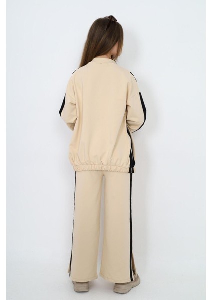 Kız Çocuk %100 Pamuk Çıt Çıt Kapamalı Uzun Kol Alt&üst Eşofman TAKIMI-EŞT-2019 fırsatları