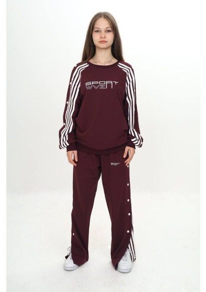 Unisex Çocuk 2 Iplik Çıtçıtlı Alt&üst Eşofman Takımı %100 Pamuk Rahat KALIP-299-EŞT-2006 modelleri