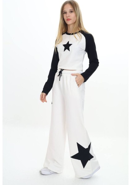 Kız Çocuk %100 Pamuk Uzun Kol Oversize Alt&üst Eşofman TAKIMI-EŞT-2026 fiyatları