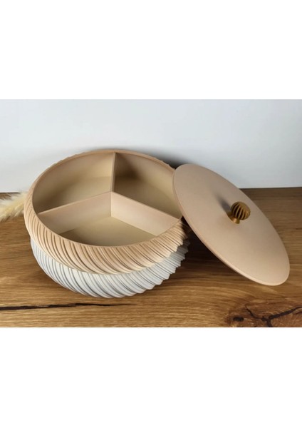 Çok Renkli Kavisli ve Gömme Istife Edilebilir Kase Veya Tepsi fiyatları