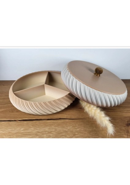 Çok Renkli Kavisli ve Gömme Istife Edilebilir Kase Veya Tepsi modelleri