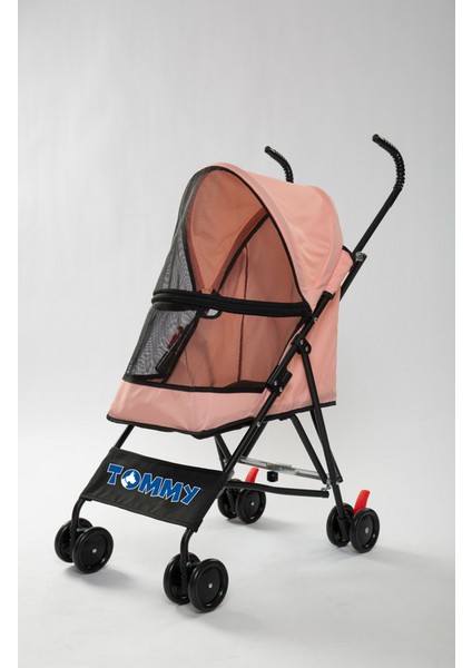 Evcil Hayvan Arabası Pembe 60*43*94CM Max 15KG Lzwdr