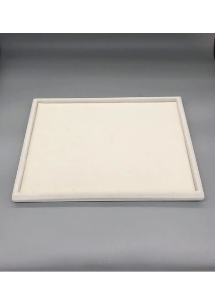 Krem Renk Sertex Kumaş Takı Servis Kutusu ve Tabla, Şık ve Kullanışlı Tasarım fiyatları