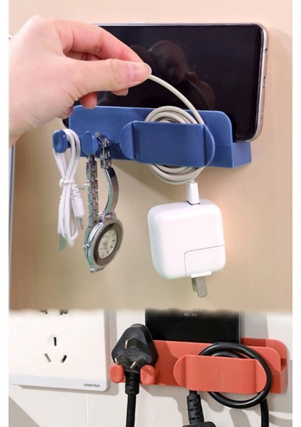 2'li Çok Renkli Telefon ve Takı Düzenleyici Seti