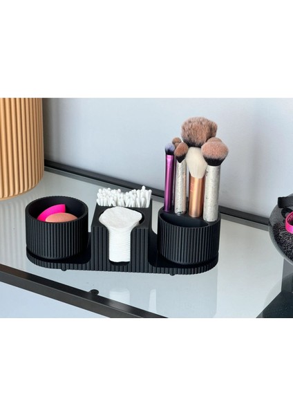 360 Derece Dönen Makyaj ve Kozmetik Düzenleyici, Siyah, Çok Fonksiyonlu Organizer fiyatları