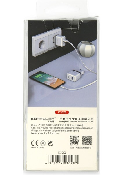 C32Q 3.0 Quick Type-C Seyahat Şarj Cihazı Lzwdr modelleri
