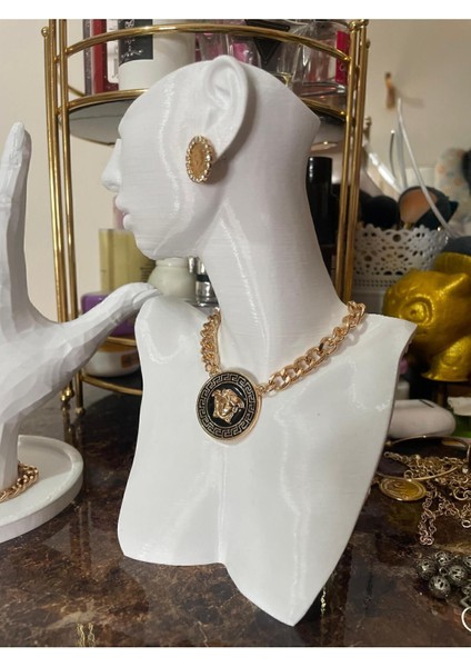 Beyaz Dekoratif Takı Teşhir Standı, Kolye, Yüzük, Şık ve Fonksiyonel Tasarım. modelleri