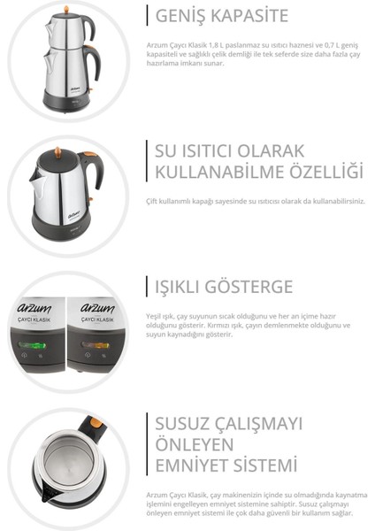 Paslanmaz Çelik Çay Makinesi, Şık ve Dayanıklı, Modern Tasarım modelleri