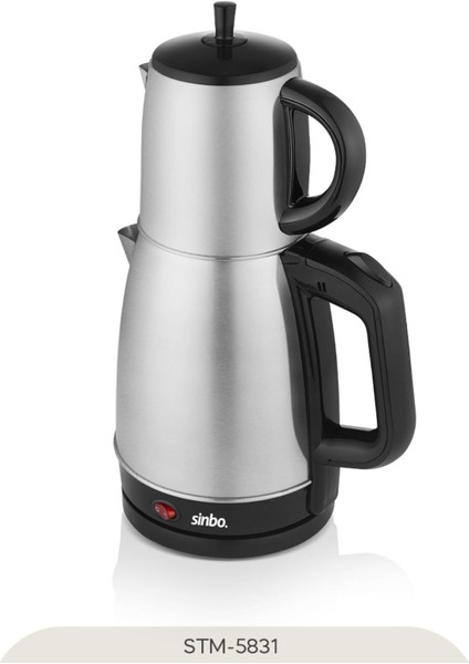 Elektrikli Çay Seti Gri, Şık ve Pratik Çay Keyfi Için Ideal Seçenek