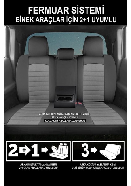 Mitsubishi Carisma Mocha Tay Tüyü Üniversal Oto Koltuk Kılıfı fırsatları