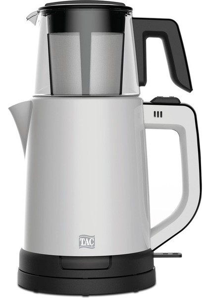 Beyaz Elektrikli Çay Makinesi, Pratik ve Şık Tasarımıyla Ideal Kullanım Sağlar