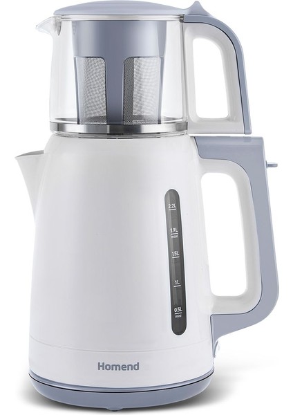 Pratik Plastik Çay Makinesi Beyaz, Hızlı ve Kolay Demleme Için Ideal