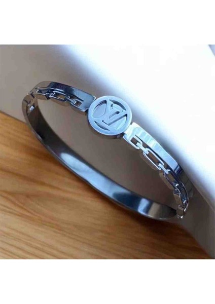 Vl Detaylı Kelepçe Model Çelik Bileklik modelleri