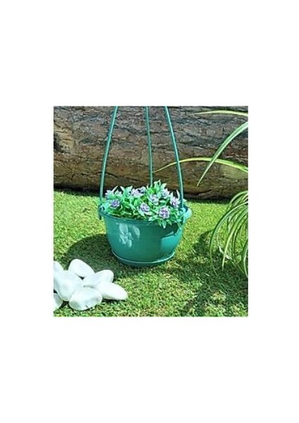 SO-SM02 Safir Makrome Askılı Balkon Saksı 3.4 Lt Yeşil 6 Adet modelleri