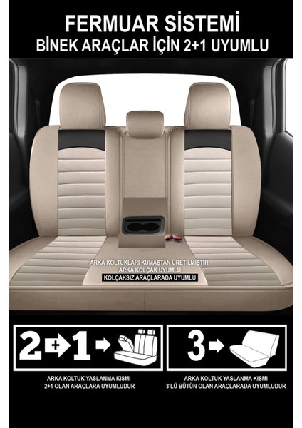 Citroen C3 Mocha Tay Tüyü Üniversal Oto Koltuk Kılıfı fırsatları