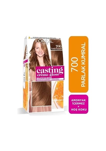 Paris Casting Crème Gloss Saç Boyası - 700 Parlak Kumral