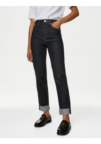 Harper Yüksek Bel Cigarette Fit Jean Pantolon