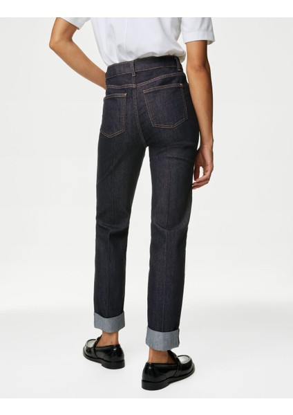 Harper Yüksek Bel Cigarette Fit Jean Pantolon fırsatları