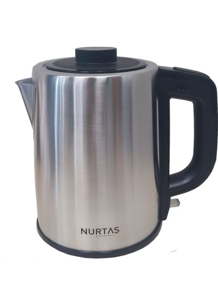 Gri Elektrikli Çay Makinesi, Modern ve Şık Tasarım, Kolay Kullanım, Enerji Tasarrufu