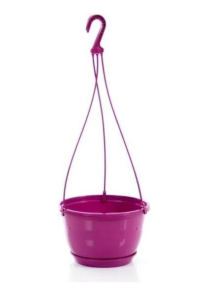 SO-SM02 Safir Makrome Askılı Balkon Saksı 3.4 Lt Vişne 6 Adet fırsatları