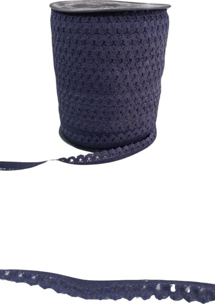 Çamaşır Askısı Şerit En 1 cm Lacivert 1 Metre