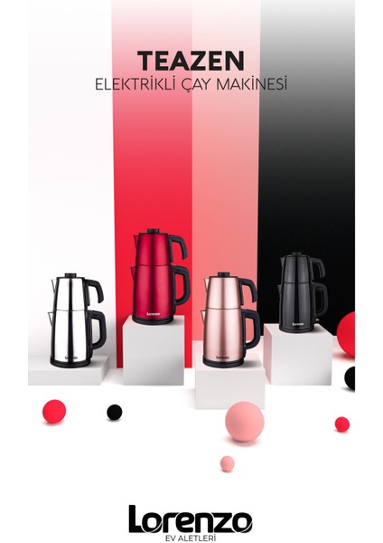 Kırmızı Çelik Çay Makinesi, Hızlı ve Pratik Çay Demleme Cihazı fiyatları