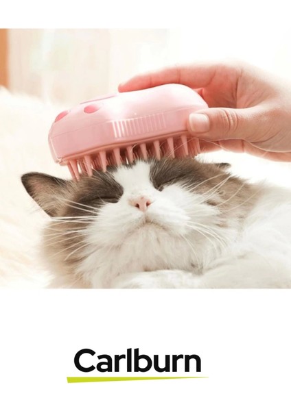 Özel Üretim Tüy Bakımı Kolaylaştıran Silikon Su Hazneli Doldurulabilen Pati Tasarımlı Buharlı Tarak fırsatları