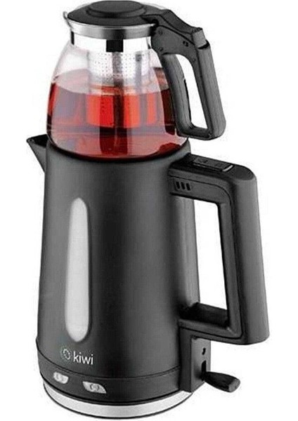 Cam Demlikli Kiwi Çay Makinesi 2200W Siyah, Pratik ve Şık Tasarım fiyatları