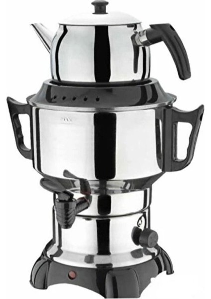 4.5l Elektrikli Çelik Semaver Çay Makinesi, Şık ve Kullanışlı Tasarım