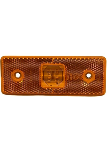 24V YAN SİNYAL LAMBASI DORSE SİDE MARKER (SOKETLİ) (2 LEDLİ) SARI (111*42 MM)