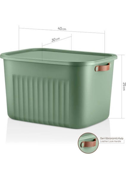 3'lü Jumbo Boy Saklama Kutusu, Çok Renkli, 20 Lt, Plastik Düzenleyici Set fırsatları