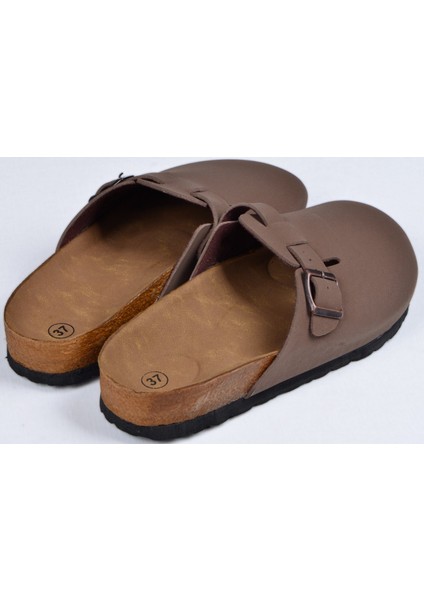 Mantar Tabanlı Kahverengi Boston Birkens Günlük Sabo 59463 Günlük Terlik fırsatları