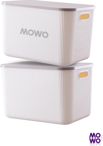 Beyaz 2'li Çok Amaçlı Dolap Içi Düzenleyici Kapaklı Saklama Kutusu fiyatları