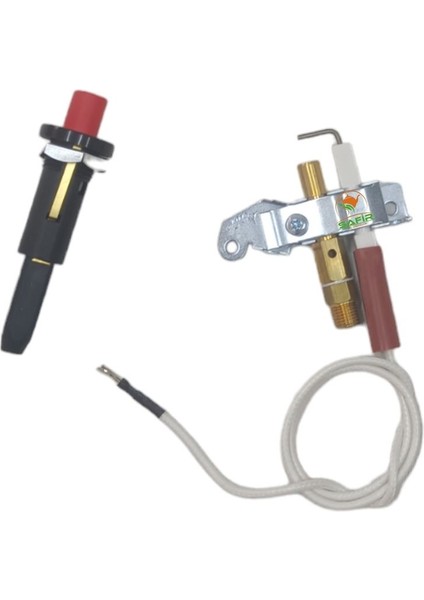 Beyaz Çay Kazanı ve Çakmak Takımı Seti, Isı ve Ateşleme Araçlarıyla Şık Kullanımı