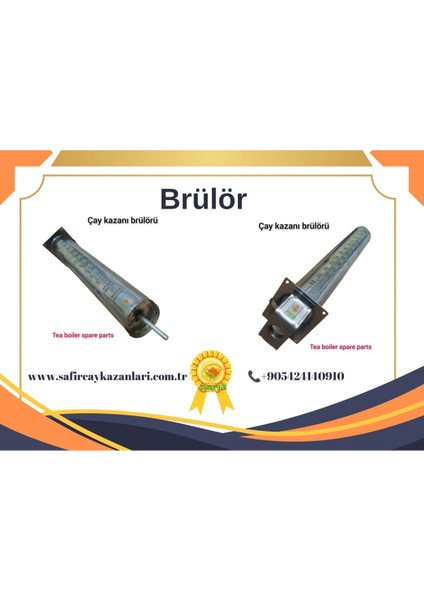 2 Gözlü Gaz Dağıtımlı Çay Kazanı Brülör Seti, Dayanıklı ve Kullanışlı Ürün