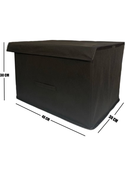 Siyah Çok Amaçlı Düzenleyici Kutu, Kapağlı Organizer, Kutu Hurç fiyatları