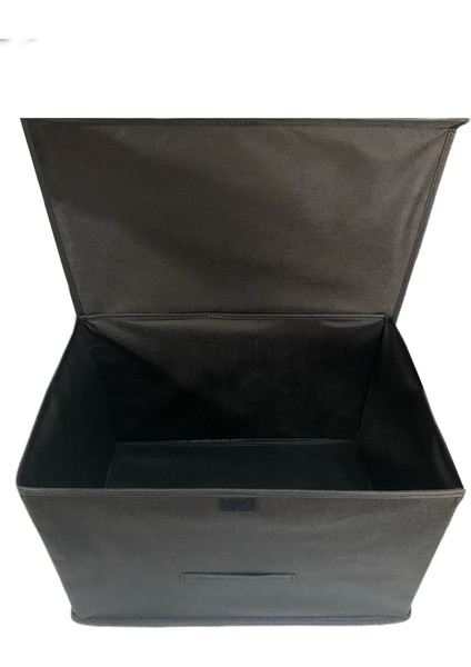 Siyah Çok Amaçlı Düzenleyici Kutu, Kapağlı Organizer, Kutu Hurç indirimleri