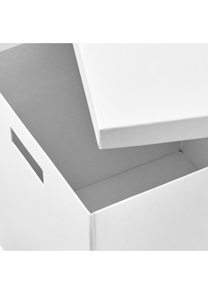 Beyaz 32X35X32 cm Kapaklı Saklama Kutusu, Şık ve Kullanışlı Depolama Çözümü modelleri