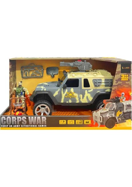 Sesli Işıklı Askeri Arazi Aracı