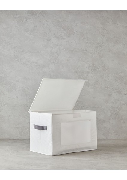 Beyaz ve Yeşil Polyester Saklama Kutusu, Şık ve Kullanışlı Depolama Çözümü fiyatları