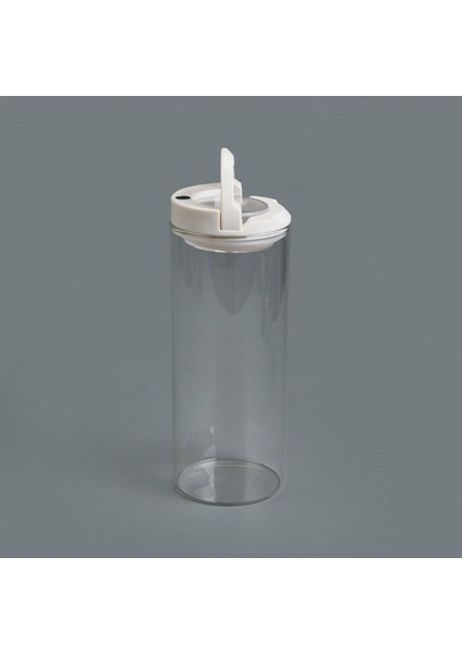 Şeffaf ve Beyaz Vakumlu Cam Kavanoz, 800 Ml, Renkli Seçenekler fiyatları