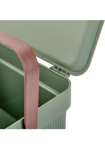 Renkli Kulplu Saklama Kutusu, 6 Lt, Çok Amaçlı ve Şık Depolama Çözümü modelleri