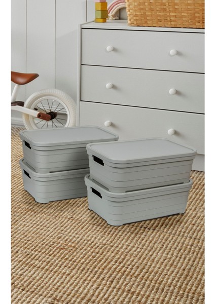 Renkli 4'lü Kutu Seti, Kapaklı Çok Amaçlı Ofis ve Ev Organizeri modelleri