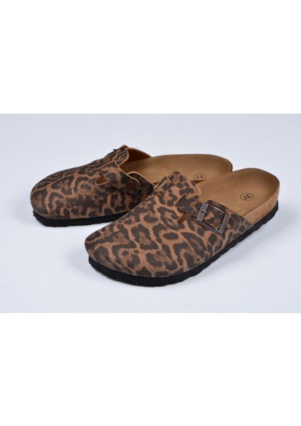 Leopar Mantar Tabanlı Boston Birkens Günlük Sabo 59463 Günlük Terlik fiyatları