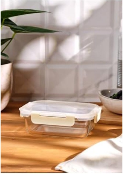 Renkli 640 ml Borosilikat Saklama Kabı, Güçlü ve Şık Tasarım fiyatları