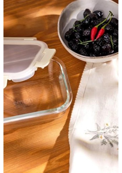 Renkli 640 ml Borosilikat Saklama Kabı, Güçlü ve Şık Tasarım modelleri